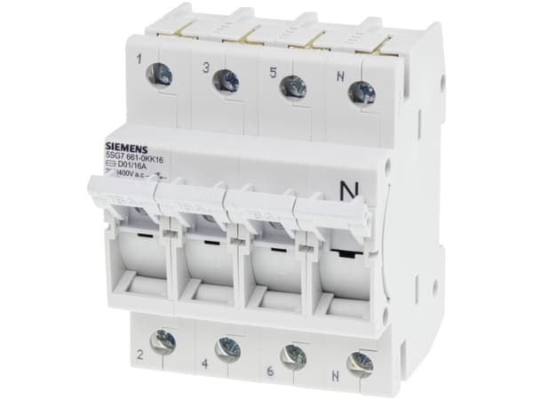 Siemens 5SG76610KK16 Belastnings-skillekontakt Sikringsstørrelse = D01 16 A 400 V 3 stk