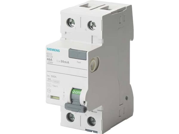 Siemens 5SV33126GV01 FI-turvakytkin 25 A 0,03 A 230 V FI-turvakytkin 25 A 0,03 A 230 V