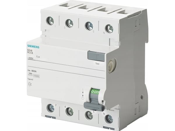 Siemens 5SV44420 FI turvakytkin AC 25 A 0,1 A 400 V AC 25 A 0,1 A 400 V