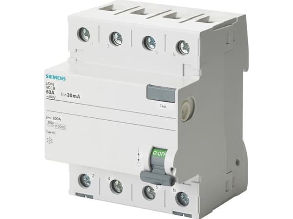 Siemens 5SV46420 FI turvakytkin AC 25 A 0,3 A 400 V AC 25 A 0,3 A 400 V