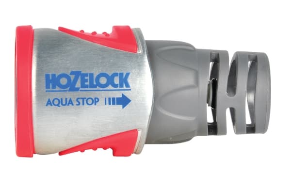 Hozelock 2035, Pistoolin/sprinkelin liitin, Naaras, Messinki, PVC-muovi, Harmaa, Punainen