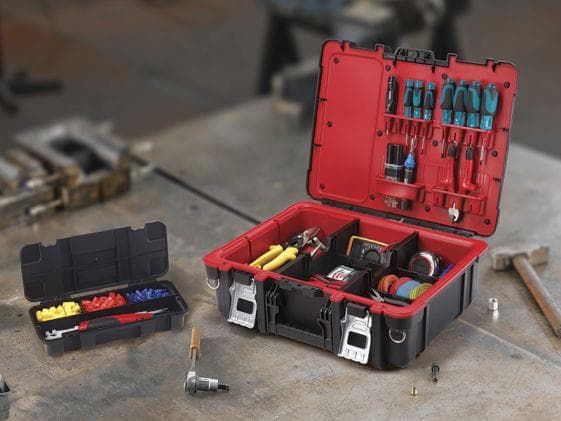 KETER 237003 Technican Box työkalulaatikko ilman varusteita Musta