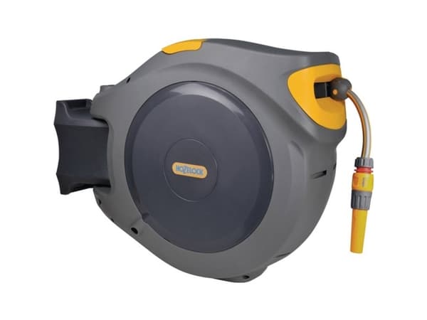 Hozelock Auto Reel 20 2401 0000 20 m 1 stk Grå, Gul Haveslangeopruller