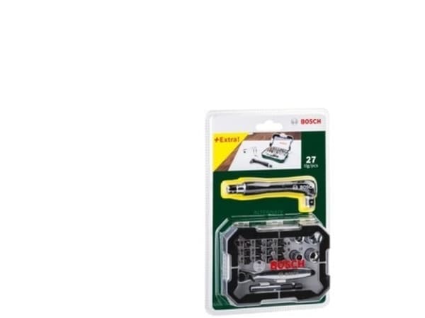 Bosch screwdriver bit and ratchet set - 27 pieces