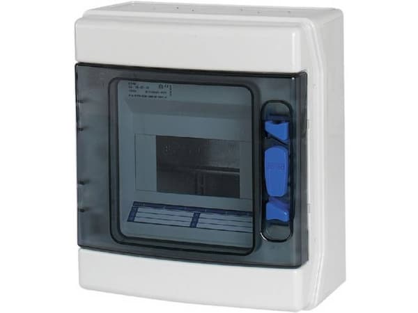 Eaton 174222 IKA-1/6-ST Liten fördelningspanel Utanpåliggande montering Antal avdelningar = 6 Antal rader = 1