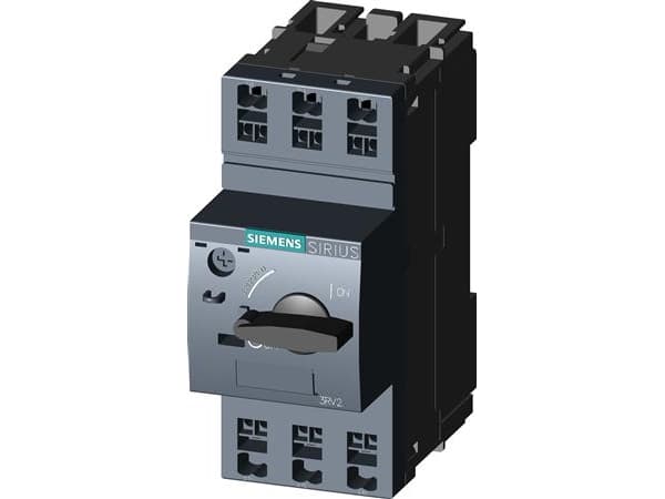 Siemens 3RV2011-1JA20 Strömbrytare 1 st Inställningsområde (ström): 7 - 10 A Kopplingsspänning (max.): 690 V/AC (B x H x D) 45 x 106 x 97 mm