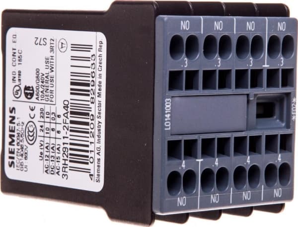 Siemens 3RH2911-2FA40 apukytkin 1 kpl