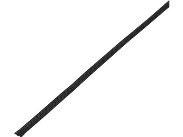 TRU COMPONENTS 1572554 CBBOX0510-BK Strømpeflexslange Sort PET 5 til 10 mm 10 m