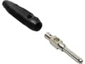 Miniatyrbilde 1 av 2: TRU COMPONENTS Bananstik Stik, lige Stift-diameter: 4 mm Sort 100 stk