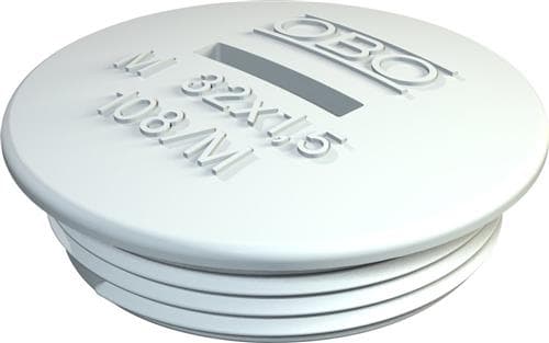 OBO Blindprop M25x1,5 IP54 polystyrenlysegrå RAL 7035