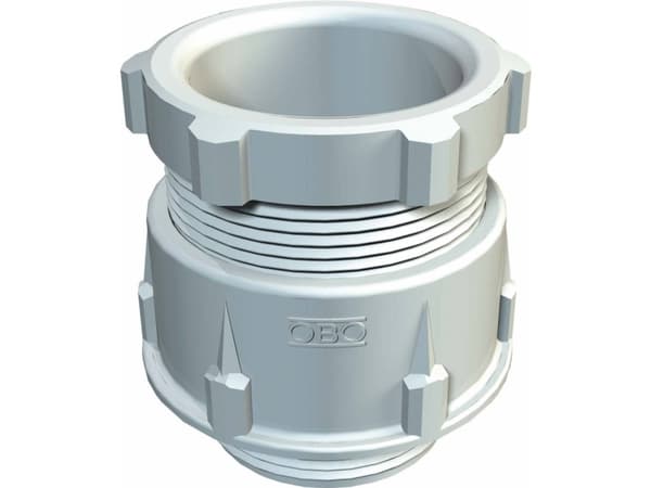 OBO Kaapeliläpivientisipulirenkaalla M20x1,5 kaapeli Ø 9-13 mm IP54 polystyreeni vaalean harmaaRAL 7035