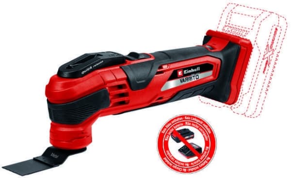 Einhell VARRITO, Sliping, Sliping, Sort, Rød, 20000 OPM, 11000 OPM, 3,2°, Batteri - SOLO