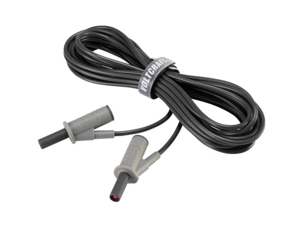 V-TCRAFT MSB-501 Turvatestijohto Teräliitin 4 mm Teräliitin 4 mm 5,00 m Musta 1 kpl 1 kpl