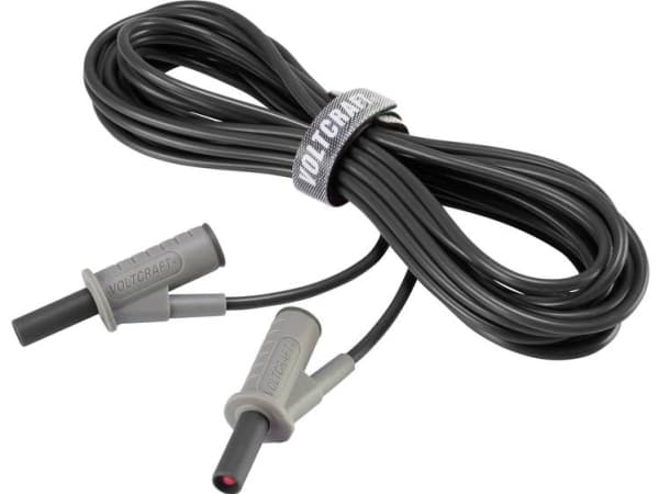 V-TCRAFT MSB-501 Turvatestijohto Teräliitin 4 mm Teräliitin 4 mm 5,00 m Musta 1 kpl 1 kpl