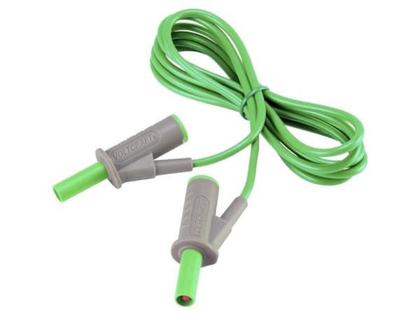 V-TCRAFT MSB-501 Turvatestijohto Teräliitin 4 mm Teräliitin 4 mm 1,50 m Vihreä 1 kpl 1 kpl
