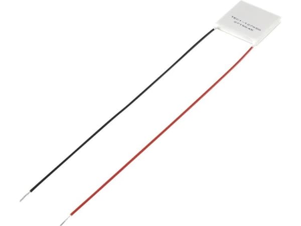 TRU COMPONENTS Peltier-Element 15.4 V/DC 5 A 44.7 W (L x B x H) 40 x 40 x 3.9 mm TEC1-127050 (1389161)