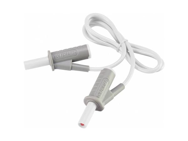 V-TCRAFT MSB-501 Turvatestijohto Teräliitin 4 mm Teräliitin 4 mm 0,75 m Valkoinen 1 kpl 1 kpl