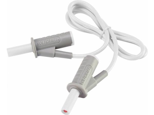 V-TCRAFT MSB-501 Turvatestijohto Teräliitin 4 mm Teräliitin 4 mm 0,75 m Valkoinen 1 kpl 1 kpl