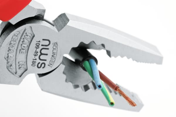 NWS CombiMax VDE, Stål, Röd, Gul, 165 mm, 185 g, Tyskland, 6 styck
