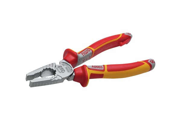 NWS CombiMax VDE, Stål, Röd, Gul, 165 mm, 185 g, Tyskland, 6 styck