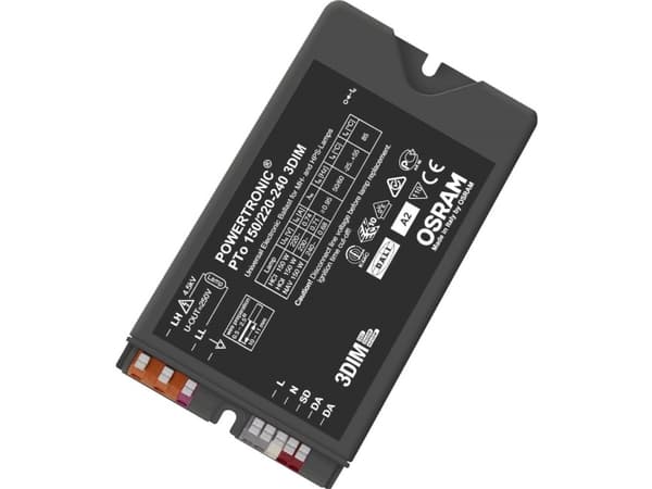 Osram Powertronic, Sort, Plast, IP20, 147 W, 220-240 V, 50 - 60 Hz