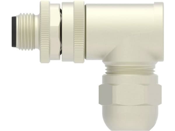 TE Connectivity T4113511041-000 Sensor-, aktuator-stik, M12 Stik, vinklet Pol-tal (RJ): 4 1 stk