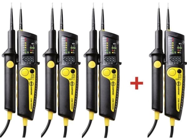 Beha Amprobe 2100-GAMMA BUNDLE Kaksinapainen jännitetesteri CAT III 1000 V, CAT IV 600 V Akustiikka, LCD, LED, tärinä