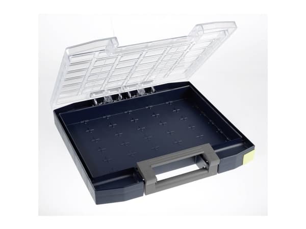 raaco Boxxser, Säilytyslaatikko, Sininen, Läpinäkyvä, Sarana, 354 mm, 323 mm, 55 mm