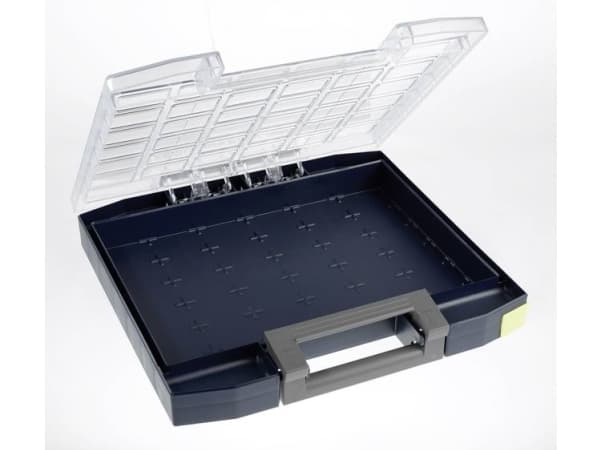 raaco Boxxser, Säilytyslaatikko, Sininen, Läpinäkyvä, Sarana, 354 mm, 323 mm, 55 mm