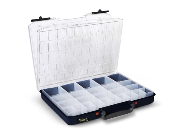 raaco CarryLite 55 5x10-0/DLU, Blå, Polykarbonat (PC), Polypropylen (PP), 413 mm, 330 mm, 58 mm, 1,3 kg