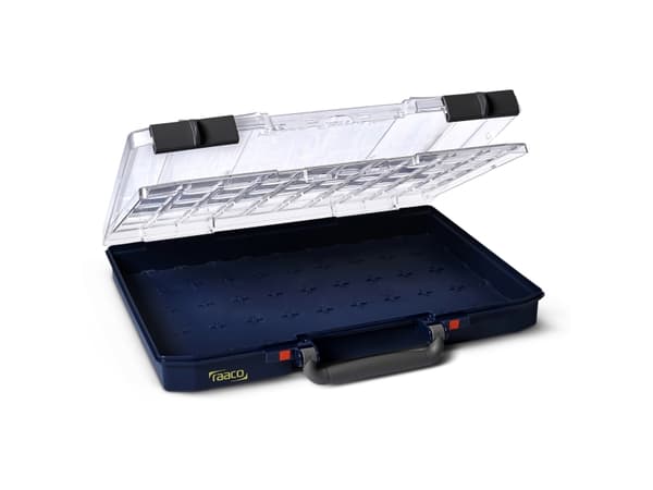 raaco CarryLite 55 5x10-0/DLU, Blå, Polykarbonat (PC), Polypropylen (PP), 413 mm, 330 mm, 58 mm, 1,3 kg