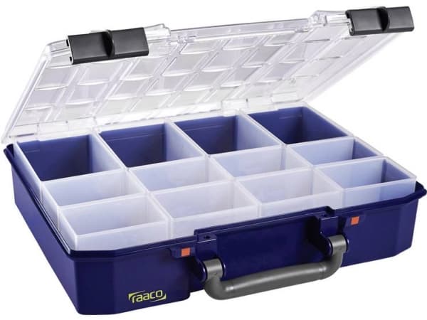 raaco CarryLite 80 4x8-12 lajittelulaatikko Lokeroiden lukumäärä: 12 1 kpl 1 kpl