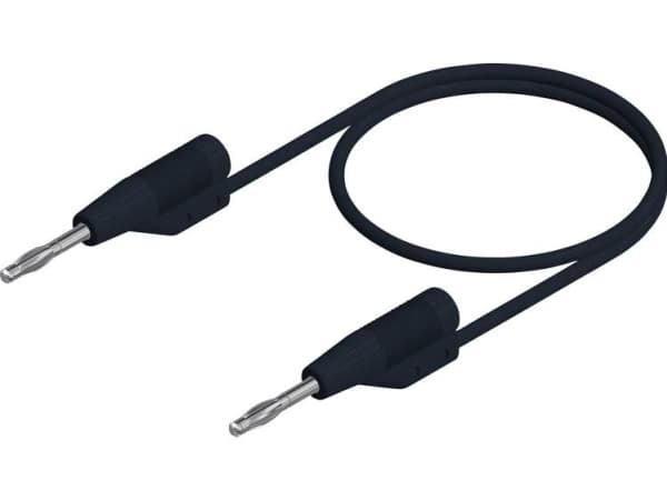 SKS Hirschmann MVL F 2/50 Prøveledning Lamelstik 2 mm Lamelstik 2 mm 0.50 m Sort 1 stk