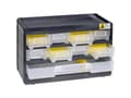Miniatyrbilde 2 av 3: Allit 458080 Lagermagasin VarioPlus Basic 15 (B x H x T) 300 x 190 x 135 mm Sort, Gul 1 stk