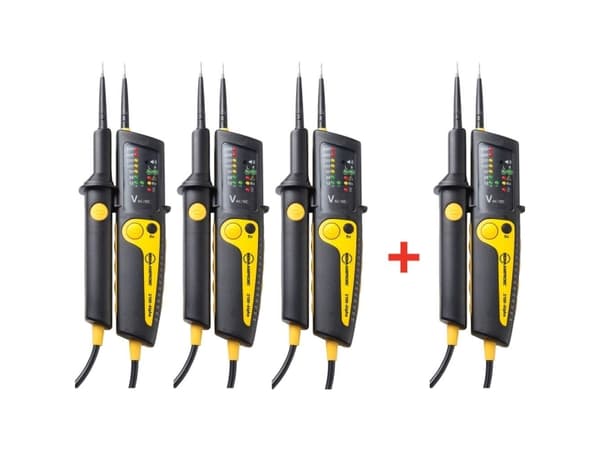 Beha Amprobe 2100-ALPHA BUNDLE Kaksinapainen jännitetesteröintilaite CAT III 1000 V, CAT IV 600 V LED, akustiikka