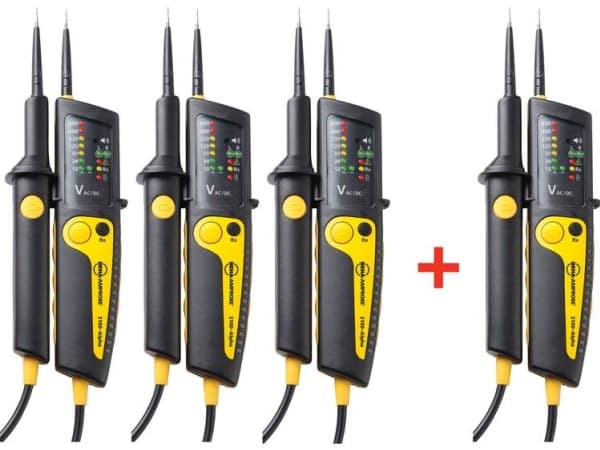 Beha Amprobe 2100-ALPHA BUNDLE Kaksinapainen jännitetesteröintilaite CAT III 1000 V, CAT IV 600 V LED, akustiikka