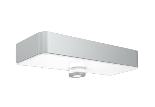 STEINEL XSolar SOL-O Sensor, Taklys, Sølv, Plast, IP44, Inngang, Garage, III