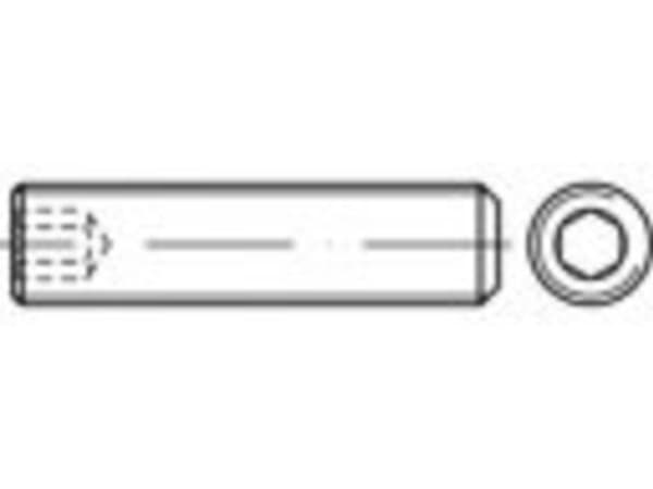 TOOLCRAFT TO-5369859 Gevindtap M16 60 mm Rustfrit stål A1, A2 10 stk