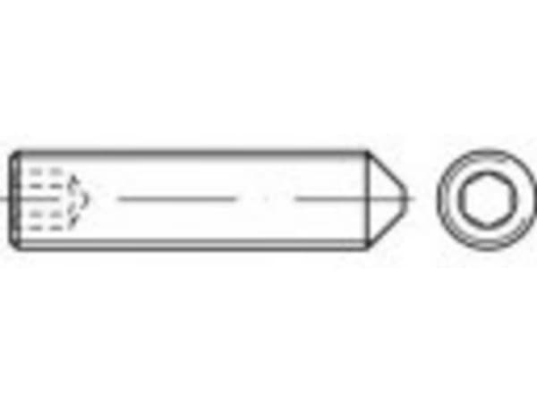 TOOLCRAFT TO-5370438 Gevindtap M5 6 mm Rustfrit stål A4 50 stk