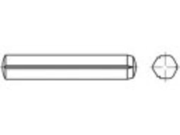 TOOLCRAFT TO-5378565 Zylindersøm 6 mm Rustfrit stål A1 100 stk