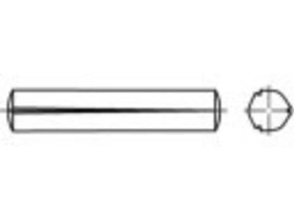 TOOLCRAFT TO-5378700 Konisk spik 5 mm Rostfritt stål A1 100 st