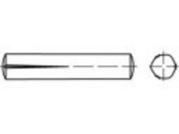 TOOLCRAFT TO-5378790 Pask naula 2 mm Ruostumaton teräs A1 100 kpl 100 kpl