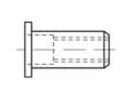 Miniatyrbild 2 av 2: TOOLCRAFT TO-5380470 Blindnittemøtrik M5 Rustfrit stål 500 stk