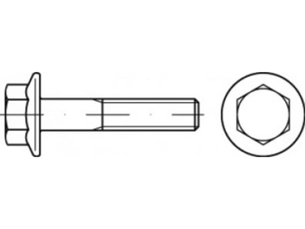 TOOLCRAFT TO-5391555 Sexkantsskruvar M8 16 mm sexkantiga hylsor 200 st