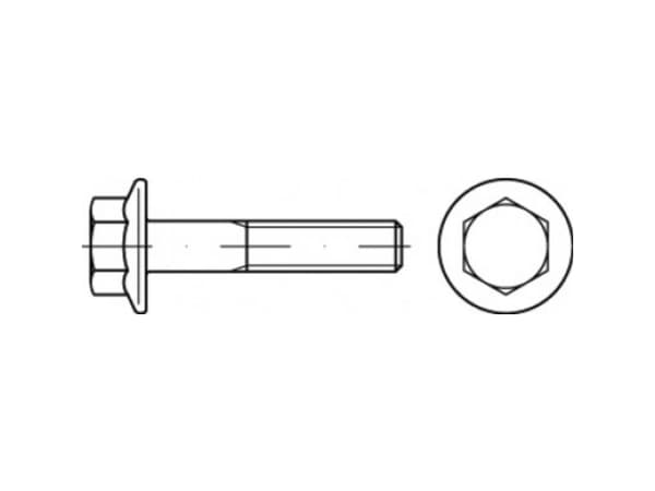 TOOLCRAFT TO-5391726 Sekskantsskrue M12 45 mm Udvendig sekskant Stål Galvaniseret 100 stk