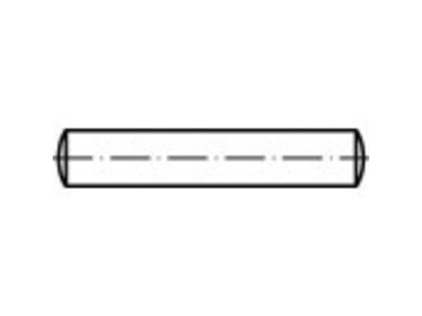 TOOLCRAFT TO-5393322 Sylinteritøm 13 mm Stål 50 stk