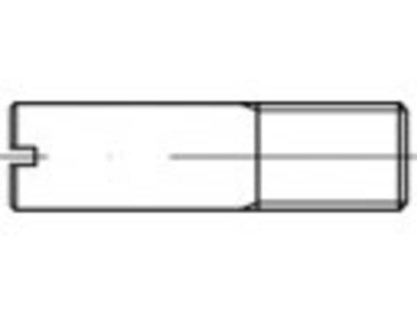TOOLCRAFT TO-5394474 Bolte (L) 70 mm Stål Galvaniseret 10 stk