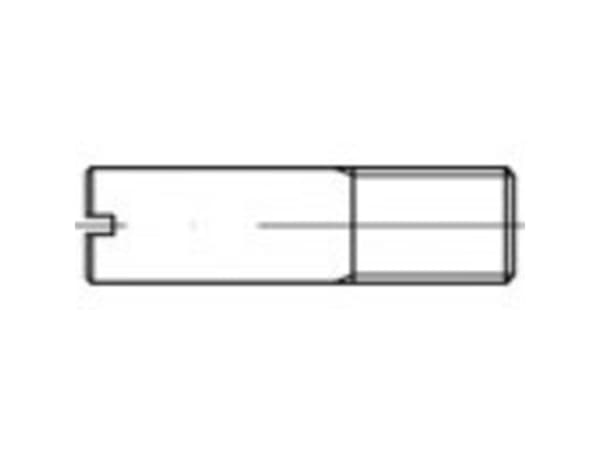 TOOLCRAFT TO-5394483 Bolte (L) 40 mm Stål Galvaniseret 10 stk