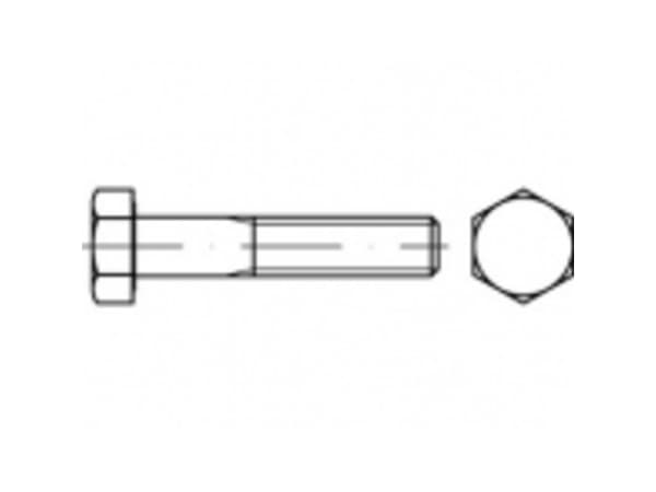TOOLCRAFT TO-5398902 Kuusikulmaiset ruuvit M4 65 mm kuusiokoloruuvit ISO 4014 200 kpl