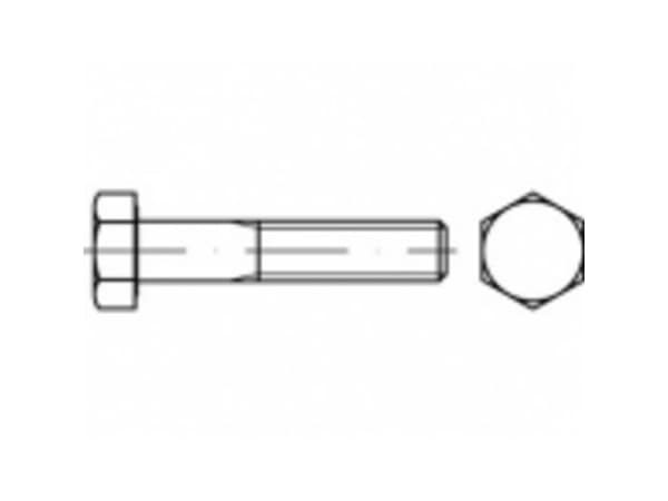 TOOLCRAFT TO-5400381 Kuusiokantaruuvit M30 580 mm Ulkokantaiset kuusiokantaruuvit M30 580 mm ISO 4014 1 kpl